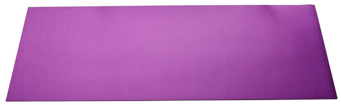 фото Коврик для йоги и фитнеса bradex sf 0691, 183*61*0,6 см, двухслойный фиолетовый