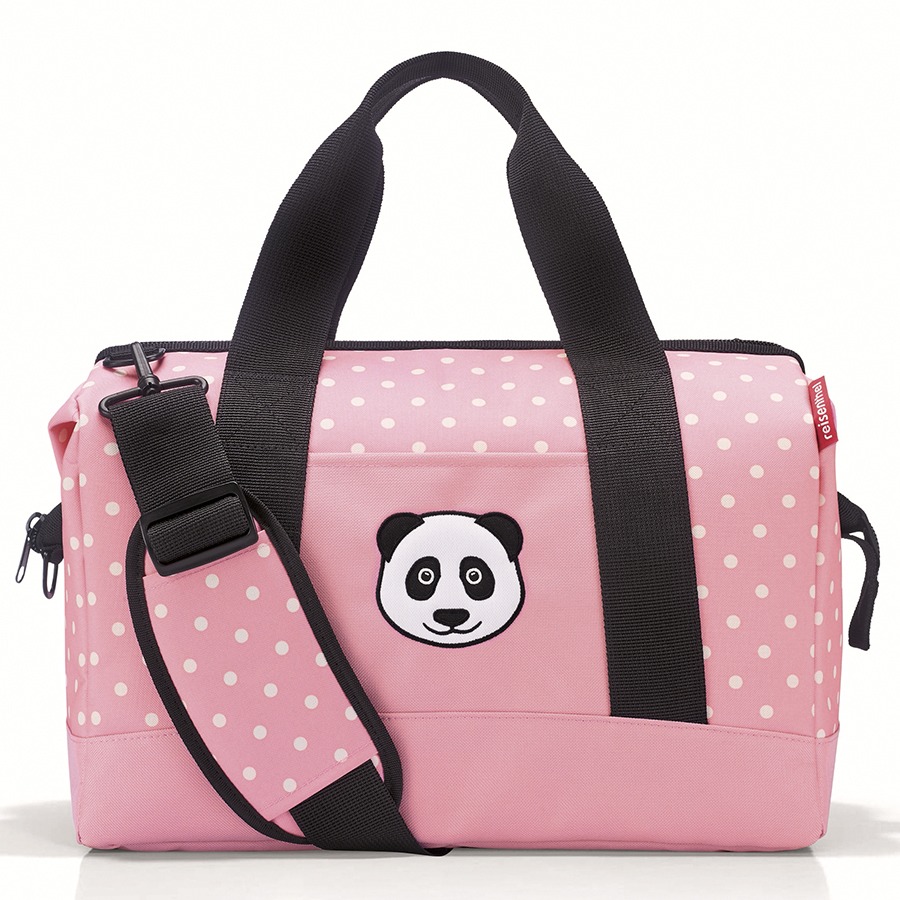 фото Сумка дорожная reisenthel allrounder m детская, panda dots pink