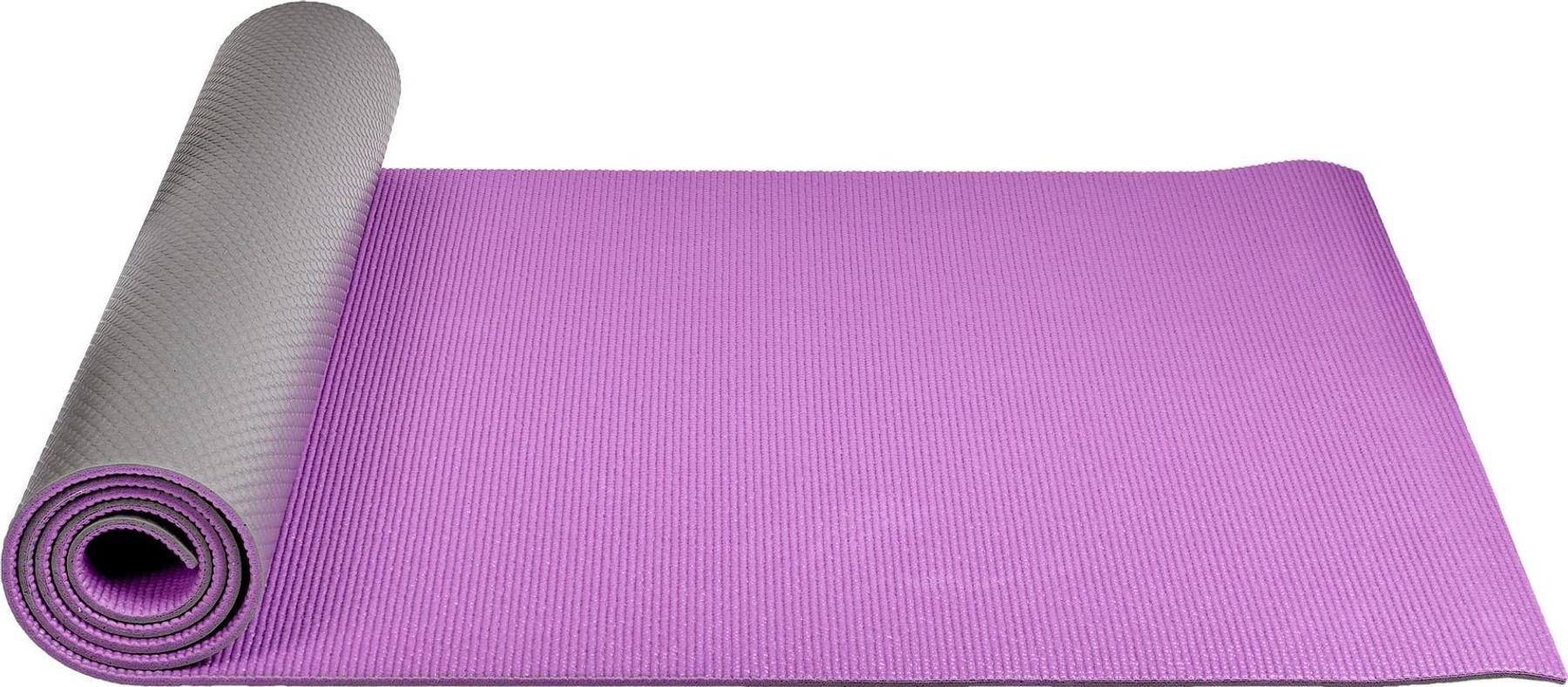 фото Коврик для йоги и фитнеса bradex sf 0687, 173*61*0,6 см, двухслойный фиолетовый