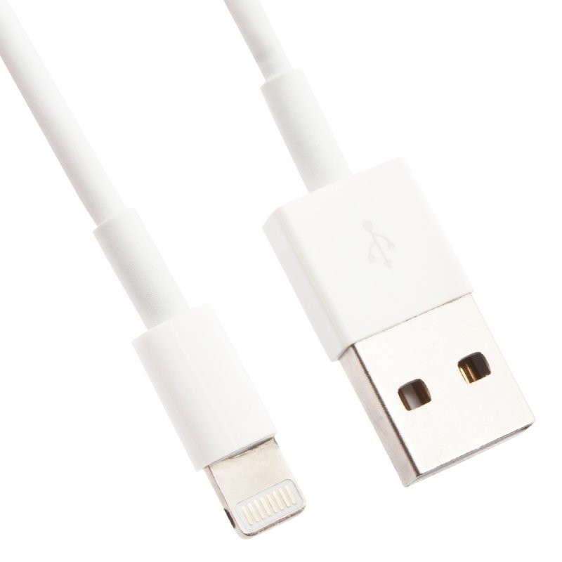 

USB кабель «LP» для Apple iPhone/iPad Lightning 8-pin (белый/европакет)