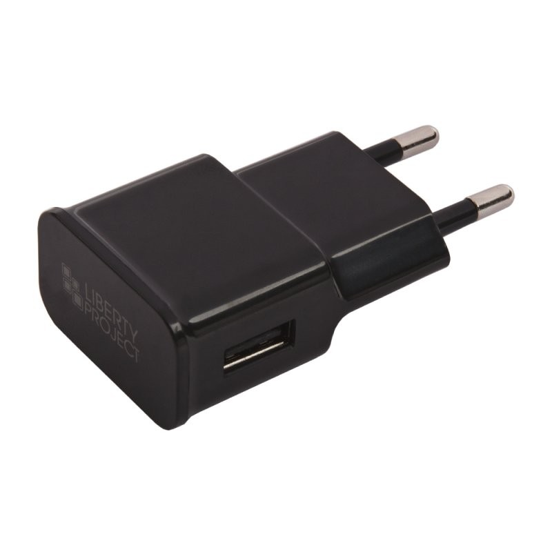 

СЗУ «LP» с выходом USB 2,1A + кабель USB Type-C (черное/европакет)