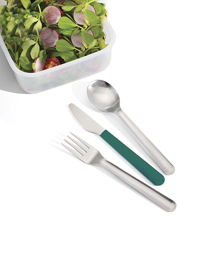 фото Joseph joseph набор столовых приборов goeat cutlery set, 3 шт. изумрудный