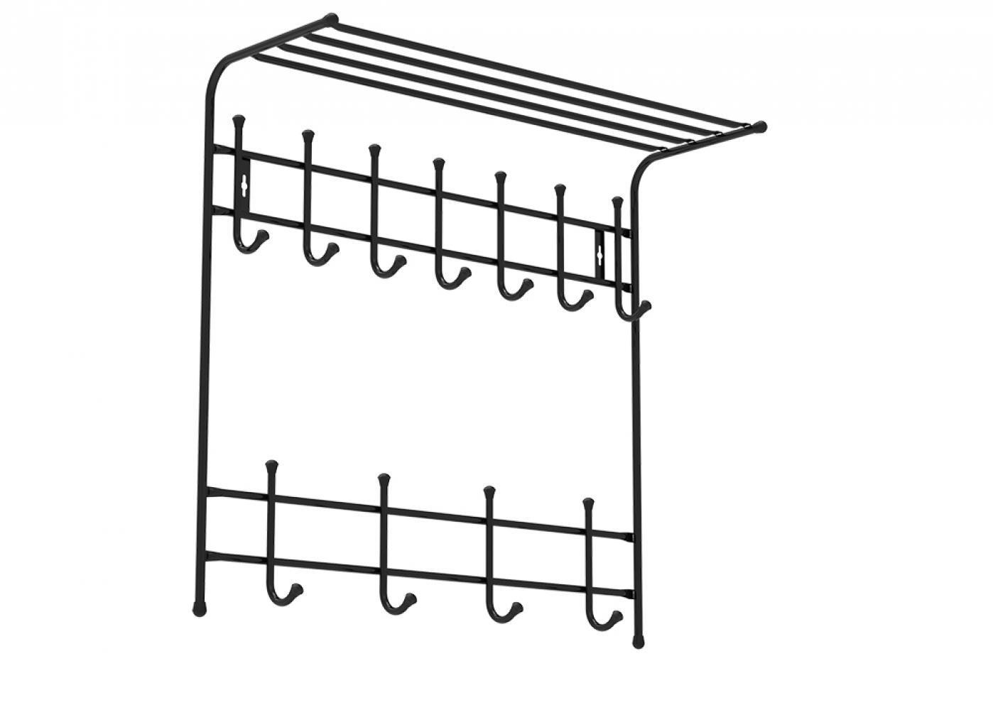 вертикальная настенная вешалка для одежды