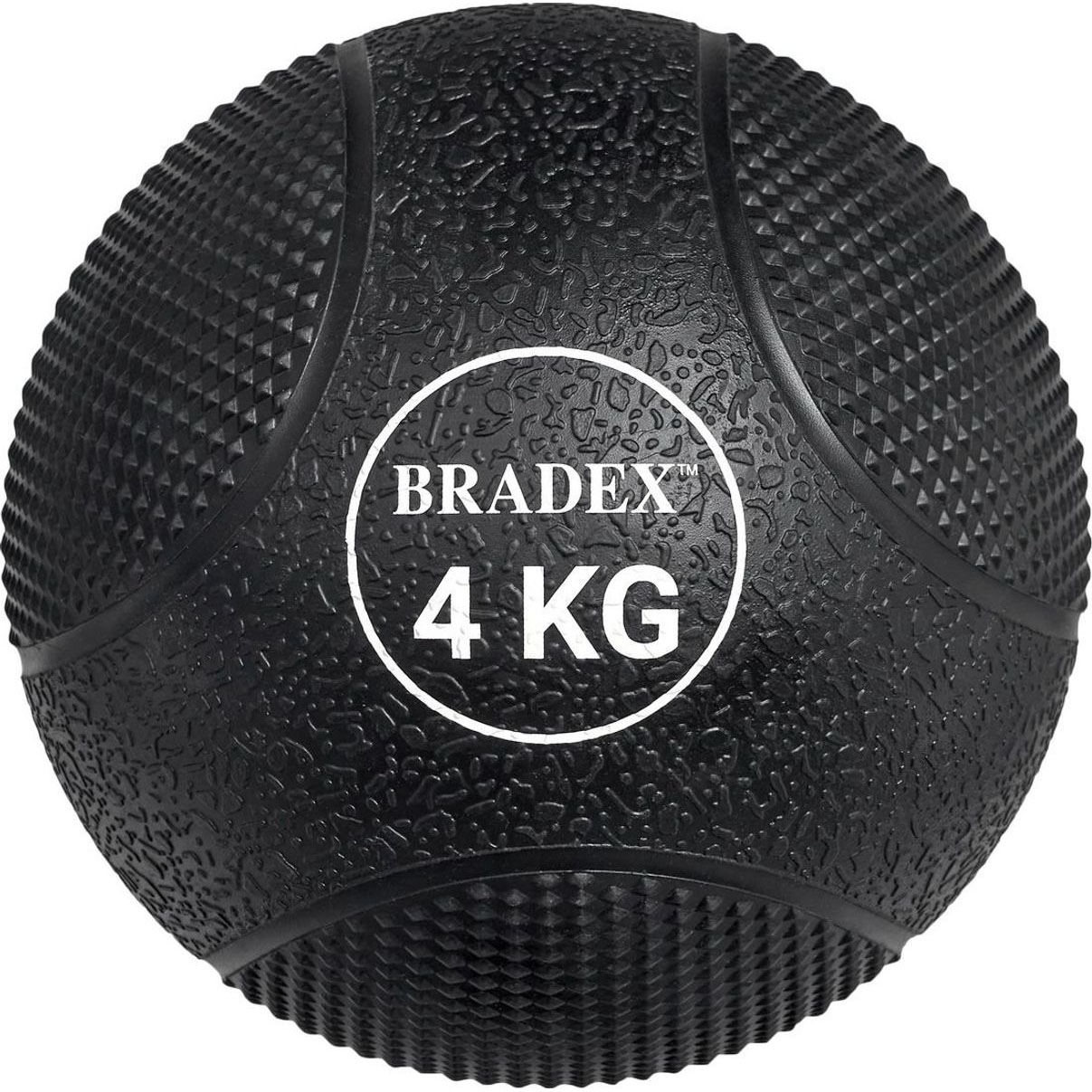 

Медбол резиновый Bradex, 4кг