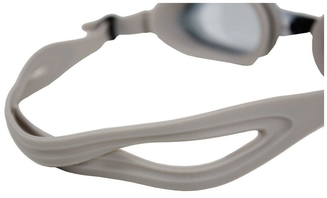фото Очки для плавания bradex регуляр, серые, цвет линзы - серый