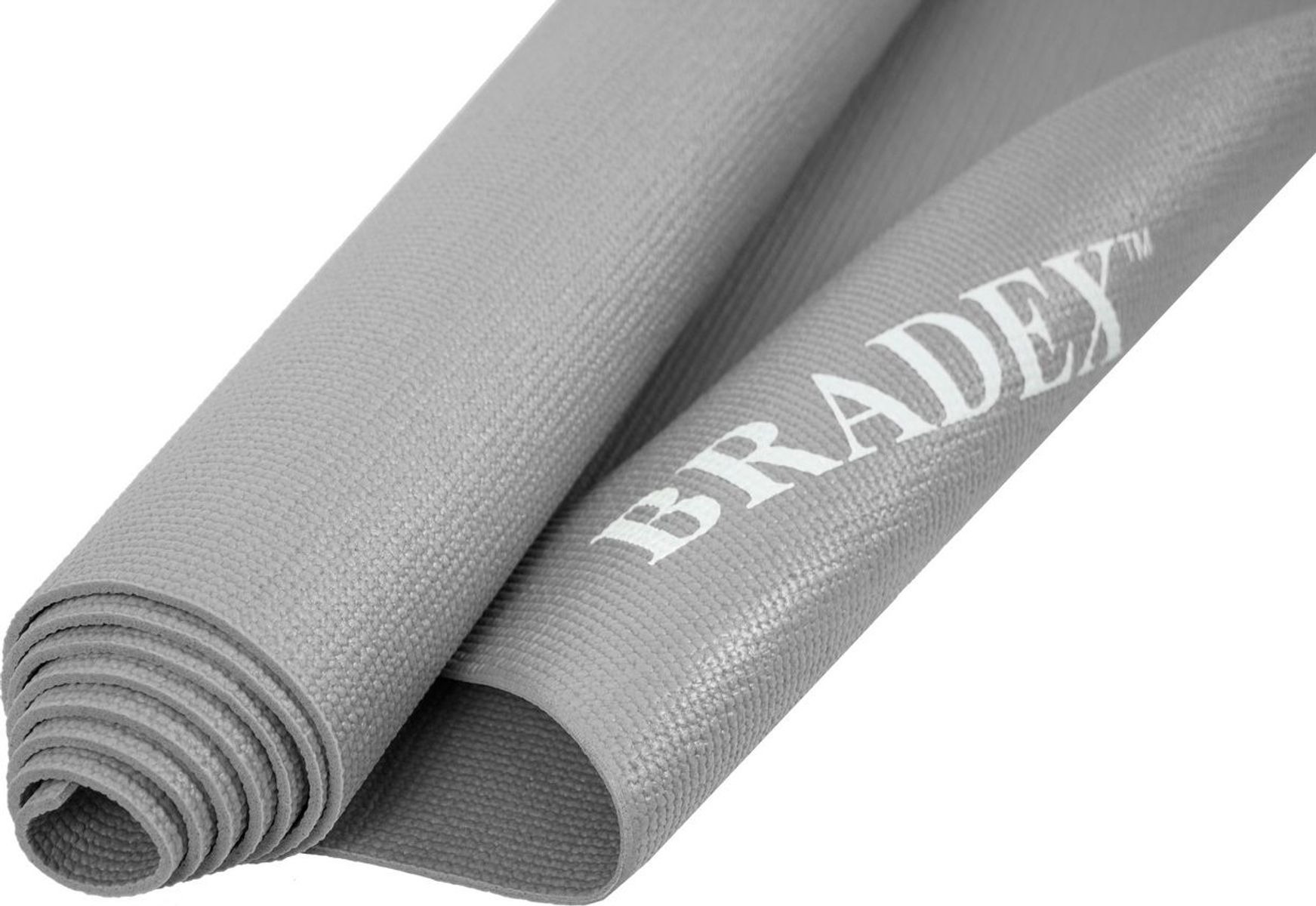 фото Коврик для йоги и фитнеса bradex sf 0685, 183*61*0,5 см, серый