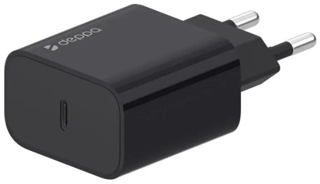 

СЗУ USB-C, Power Delivery, 20Вт, черный, Deppa