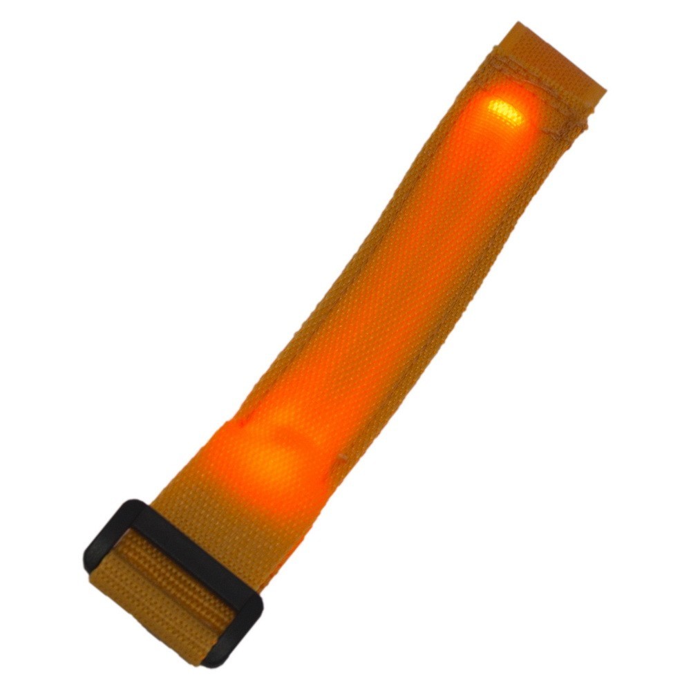 фото Сигнальный светодиодный браслет, оранжевый