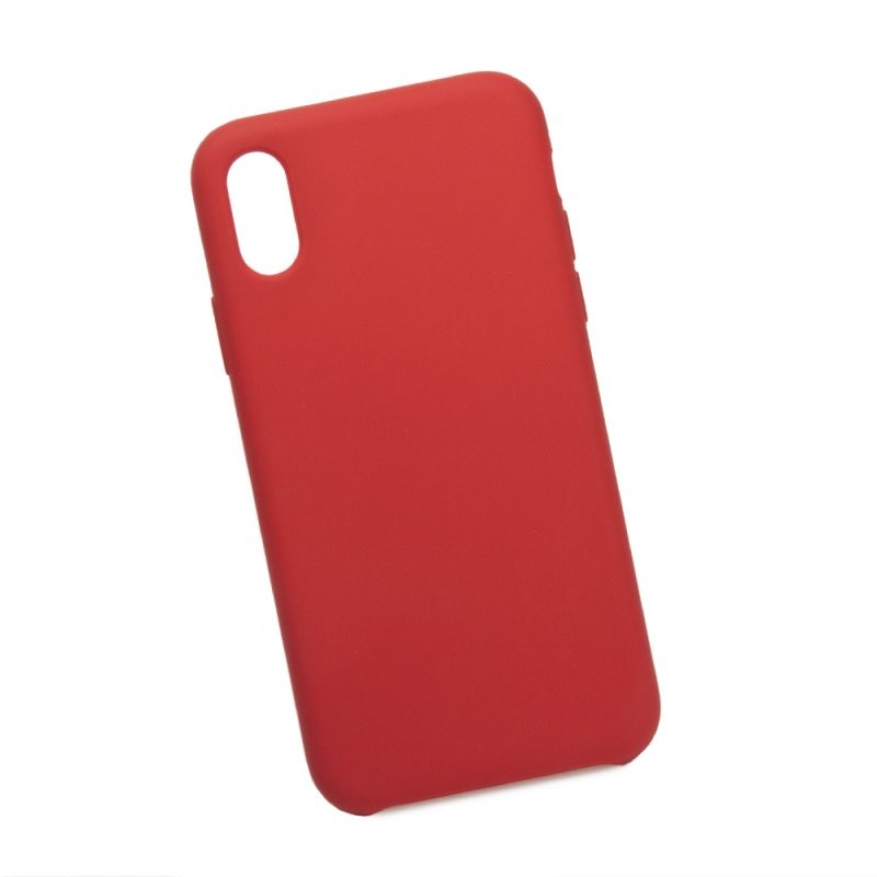 фото Силиконовый чехол «lp» для iphone x/xs «protect cover» (бордовый/коробка)