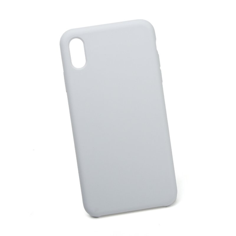 фото Силиконовый чехол «lp» для iphone xs max «protect cover» (серый/коробка)