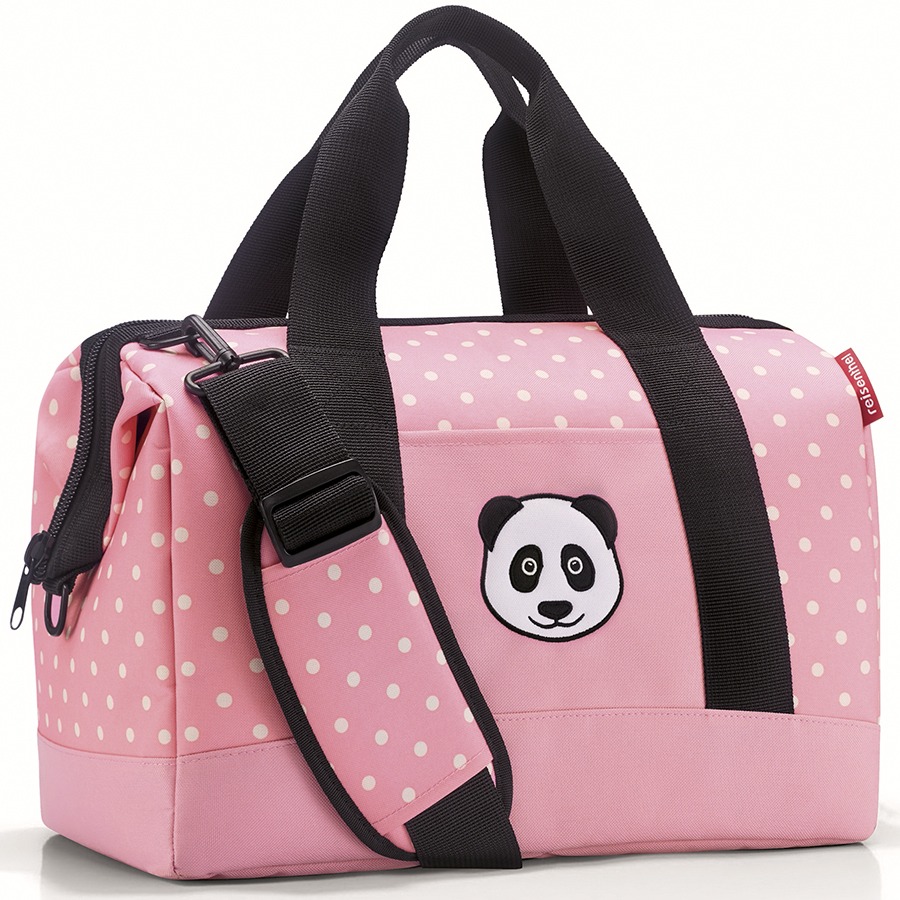 фото Сумка дорожная reisenthel allrounder m детская, panda dots pink