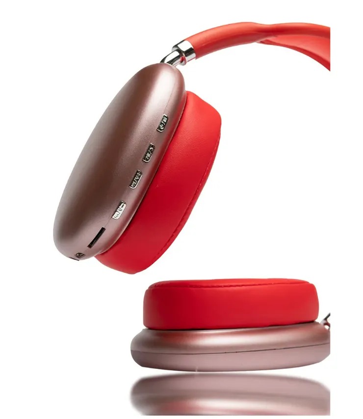 Беспроводные наушники Р9 Macaron Headphones, красный от MELEON