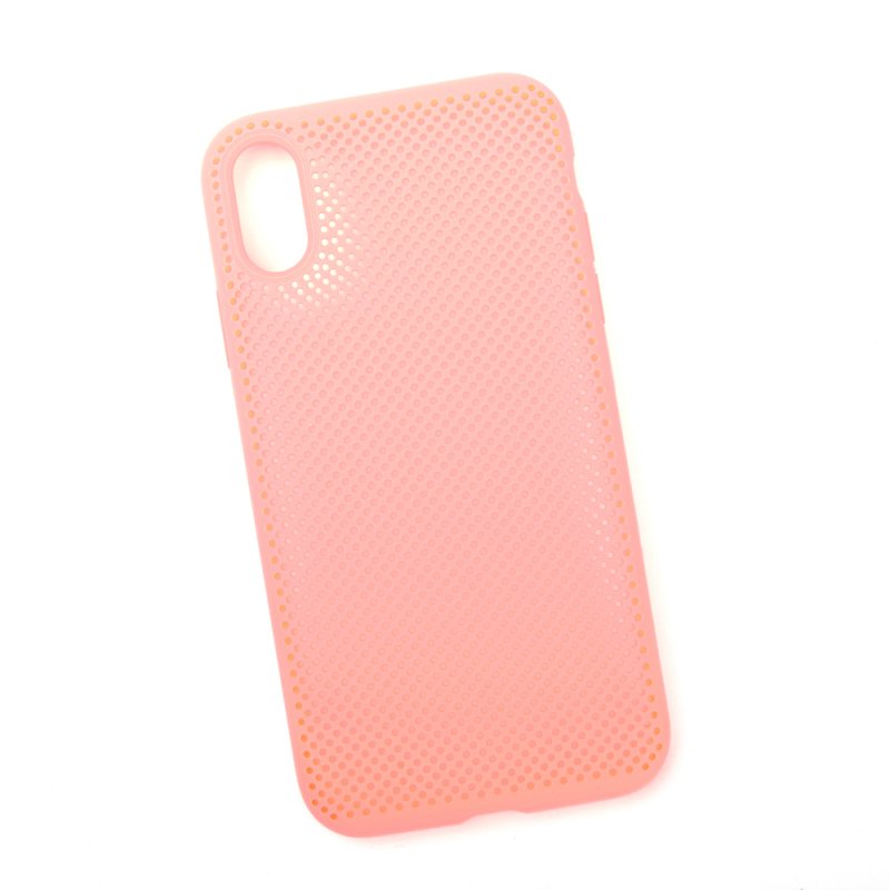 фото Силиконовый чехол «lp» для iphone xr «silicone dot case» (розовый/коробка)