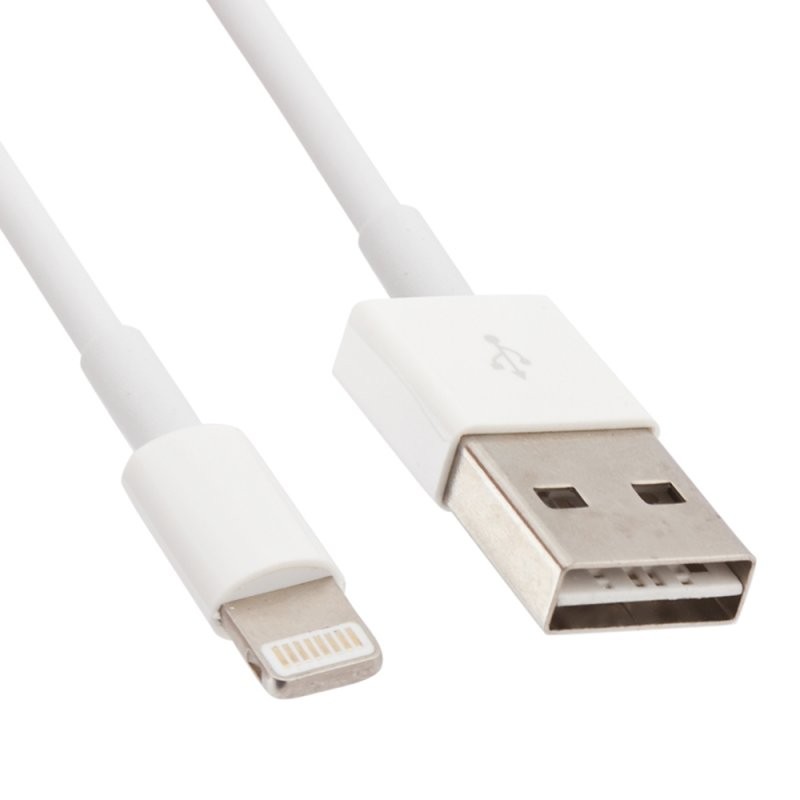 

USB кабель «LP» для Apple iPhone/iPad Lightning 8-pin с двухсторонним USB разъемом (белый/европакет)