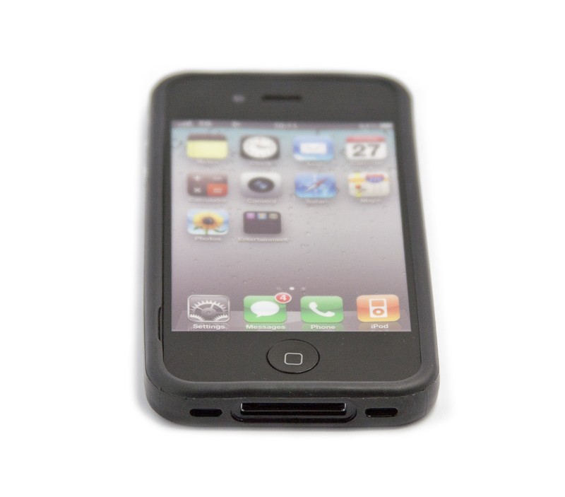 фото Чехол/накладка «lp» bumpers для iphone 4/4s (черный) блистер