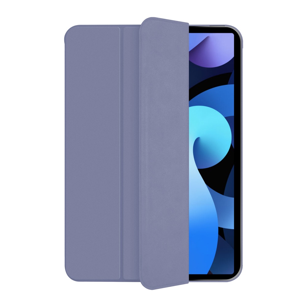 фото Чехол-подставка wallet onzo magnet для apple ipad mini 6 (2021), серо-лавандовый, б/застежки, pet синий, deppa