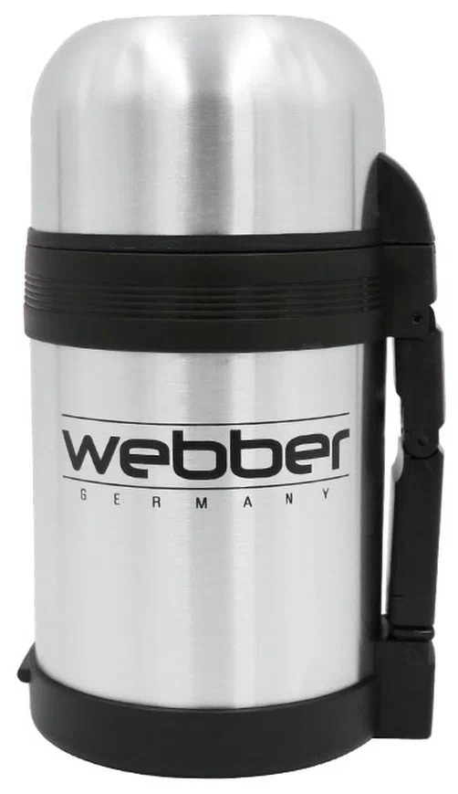 

Классический термос Webber SST-1000P, 0.8 л, серебристый