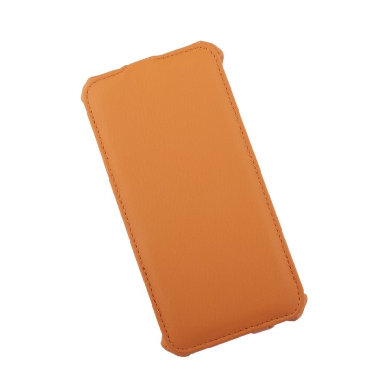 фото Чехол для iphone 6/6s plus «lp» раскладной кожа (оранжевый) коробка